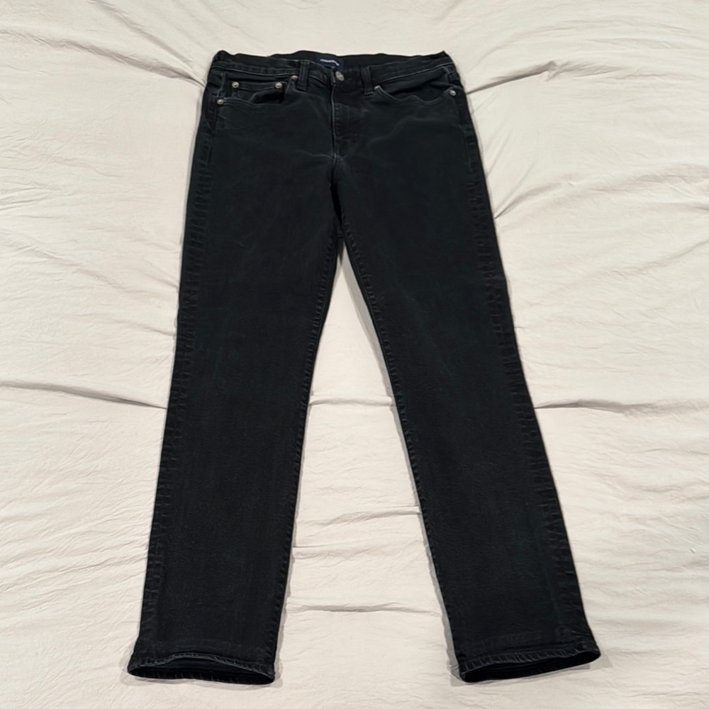 J. Crew Men’s  Black Straight Leg Jeans 770